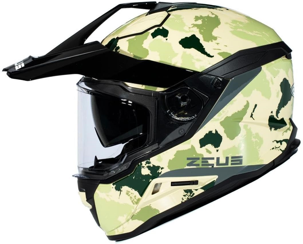 ZEUS KASK/ZS-913 YELLOW BF6 GREEN