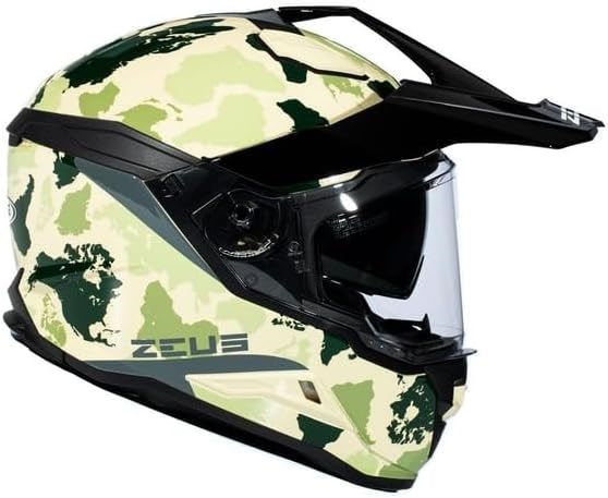 ZEUS KASK/ZS-913 YELLOW BF6 GREEN