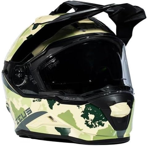 ZEUS KASK/ZS-913 YELLOW BF6 GREEN