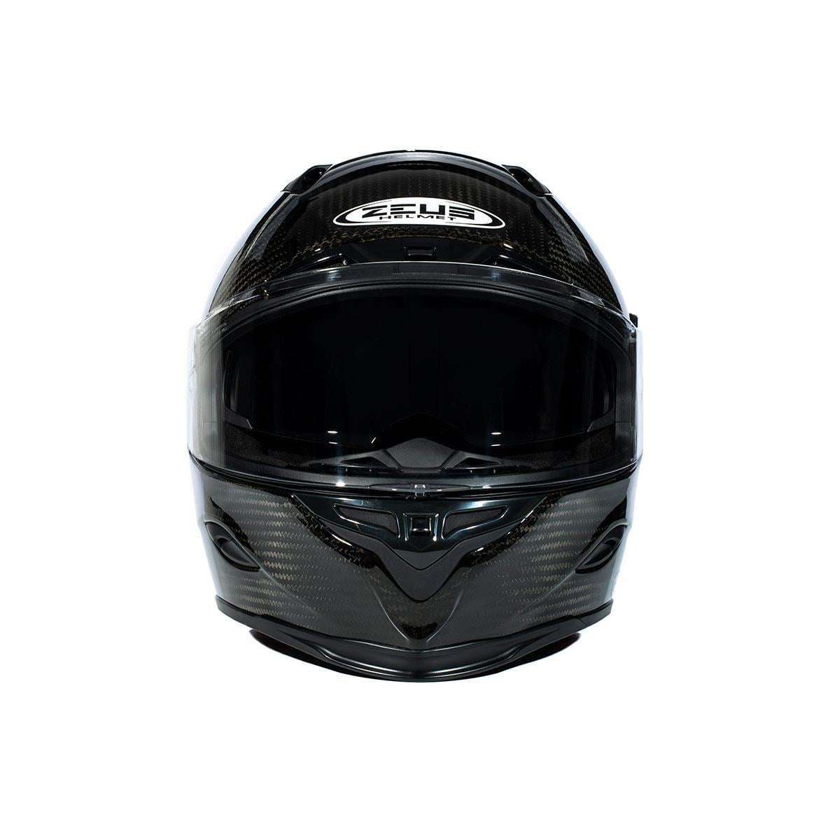 Zeus ZS-1800B Gloss Carbon Kapalı Kask