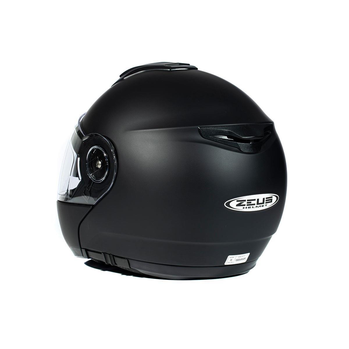 Zeus ZS-3050 Matt Black Çene Açılır Kask
