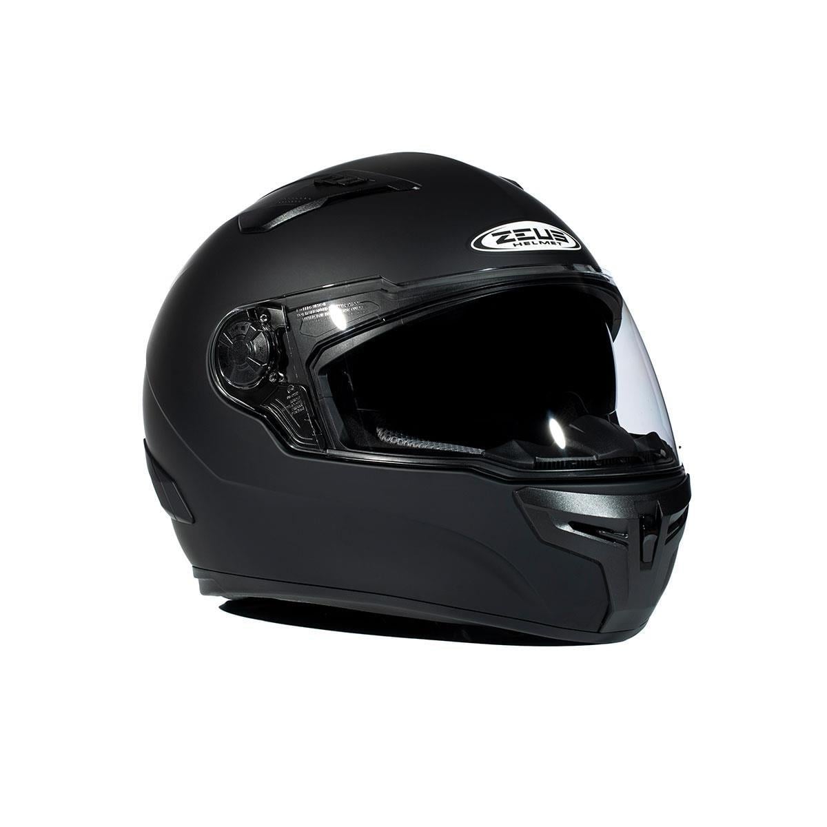 Zeus ZS-813A Matt Black Kapalı Kask