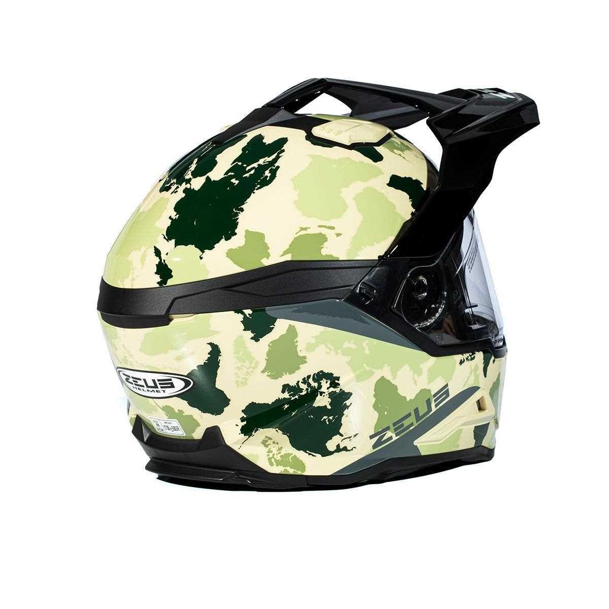 Zeus ZS-913 B6F Yellow Green Kapalı Kask