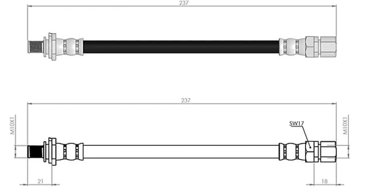 OPEL VECTRA A  ARKA FREN HORTUMUSVACVectra A562359