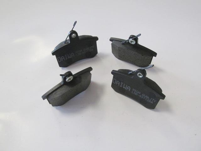 AUDI A4- 95/99; ARKA FREN BALATASI 1,8/1,9/2,0/2,3/2,4/2,6 (KABLOSUZ)(DİSK) (86,8X66,6X16,5)(BRAMAX)