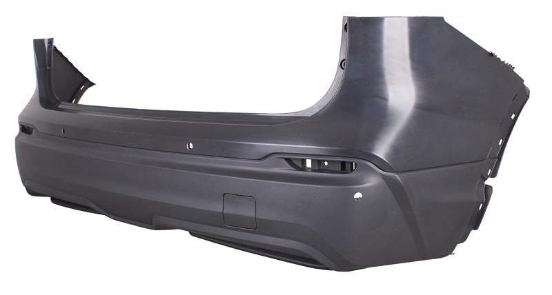 NISSAN QASHQAI- J11- 17/21; ARKA TAMPON SİYAH (SENSÖR DELİKLİ)(VISIA/TEKNA/SKYPACK)(TYG)