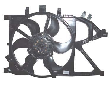 OPEL CORSA- C- 04/06; RADYATÖR FAN DAVLUMBAZI KOMPLE 1.7CC 2FİŞLİ (5KANAT)(DİZEL TİP) (BFN)