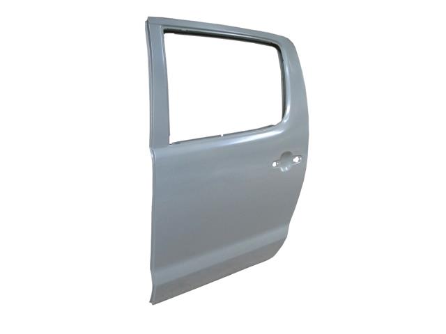 TOYOTA HILUX- PICK UP VIGO- D4D 12/15; ARKA KAPI KOMPLE SOL GRİ BOYALI/ÇELİK BARLI(İCELİ)(YAN SANAYİ