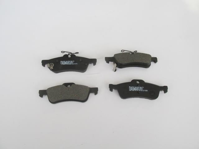 TOYOTA YARIS- 11/16; ARKA FREN BALATASI 1,0/1,3/1,5 (DİSK)(123,1X43,8X14)(BRAMAX)