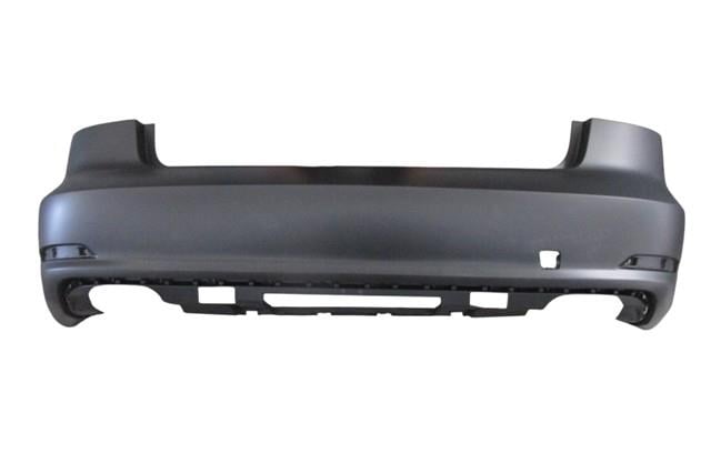 (YENİ ÜRÜN!!!)AUDI A3- SD- 12/16; ARKA TAMPON SİYAH SENSÖR DELİKSİZ (TYG)