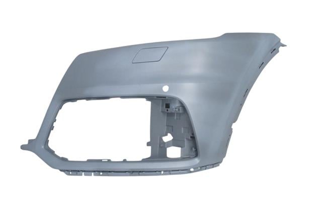 (YENİ ÜRÜN!!!)AUDI Q5- 17/20; ÖN TAMPON SOL ASTARLI GRİ (FAR YIKAMA KAPAKLI/SENSÖR DELİKLİ) (TYG)