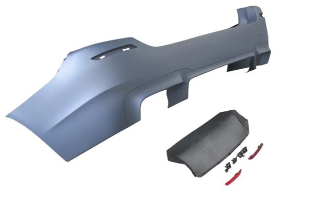 (YENİ ÜRÜN!!!)BMW 1 SERI- F20- 12/15; ARKA TAMPON ASTARLI (SENSÖR AÇILIR TİP/REFLEKTÖRLÜ (KARLIKLI) (M-TECH)