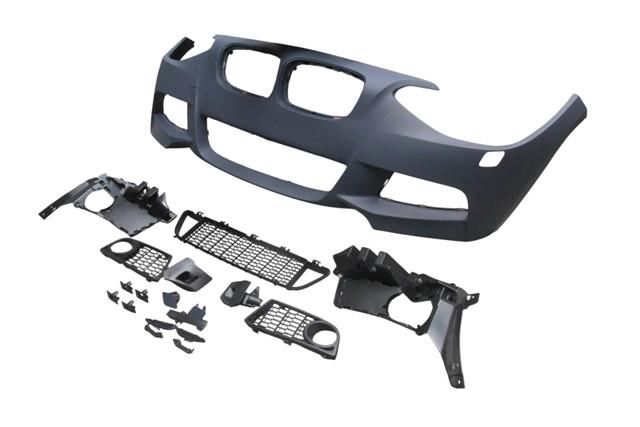 (YENİ ÜRÜN!!!)BMW 1 SERI- F20- 12/15; ÖN TAMPON ASTARLI(SİS D.Lİ KAPAK/IZGRALI TAKIM/F.YIK.LI/SENSÖR DLİKLİ)M-TECH