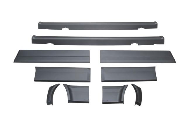 (YENİ ÜRÜN!!!)BMW 3 SERI- E30- 87/91; KAPI BANDI TAKIMI/MARŞPİYEL PLASTİĞİ TAKIM (10 PARÇA) (SEDAN/M)