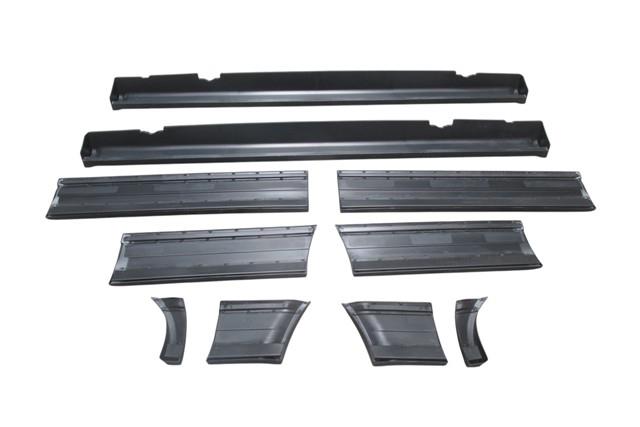 (YENİ ÜRÜN!!!)BMW 3 SERI- E30- 87/91; KAPI BANDI TAKIMI/MARŞPİYEL PLASTİĞİ TAKIM (10 PARÇA) (SEDAN/M)