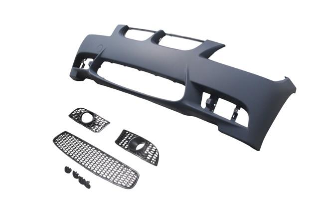 (YENİ ÜRÜN!!!)BMW 3 SERI- E90- 05/09; ÖN TAMPON ASTARLI(SİS D.Lİ KAPAK/IZGRALI/SEN.YUVALI/ÇEK.KAPAKLI)M3-STYLE/LCI