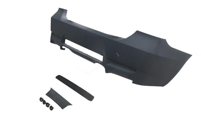(YENİ ÜRÜN!!!)BMW 3 SERI- E90- 05/11; ARKA TAMPON ASTARLI(SENSÖR YUVASI/PANJURLU) (M3-STYLE/LCI)