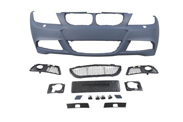 (YENİ ÜRÜN!!!)BMW 3 SERI- E90- 09/11; ÖN TAMPON ASTARLI (SİSLİ/F.YIK.LI/SİS KAPAKLI/IZGARALI/PLAKA PLS) M-TECH/LCI