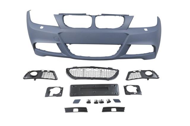 (YENİ ÜRÜN!!!)BMW 3 SERI- E90- 09/11; ÖN TAMPON ASTARLI (SİSLİ/F.YIK.LI/SİS KAPAKLI/IZGARALI/PLAKA PLS) M-TECH/LCI
