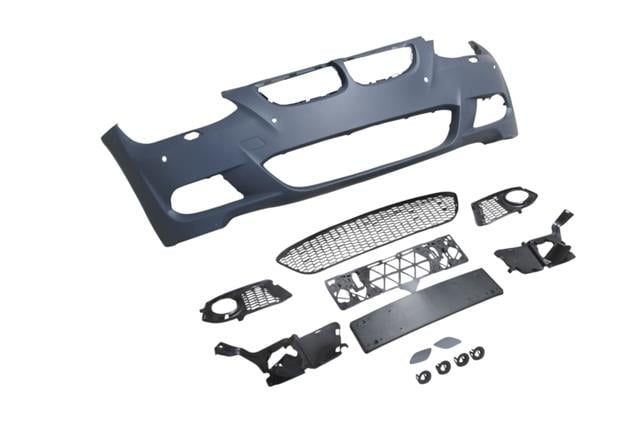 (YENİ ÜRÜN!!!)BMW 3 SERI- E92-E93- 07/09; ÖN TAMPON (SİS DELİKLİ KAPAK/IZGARALI/FAR.YIK.LI.SEN.DELİKLİ) (M-TECH)