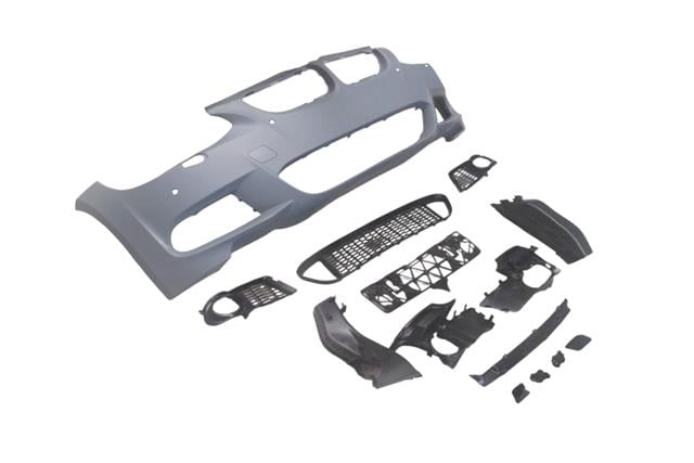 (YENİ ÜRÜN!!!)BMW 3 SERI- E92-E93- 10/12; ÖN TAMPON (SİS DELİKLİ KAPAK/IZGARALI/FAR.YIK.LI/SEN.DELİKLİ)M-TECH/LCI)