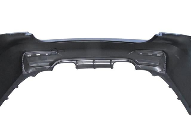 (YENİ ÜRÜN!!!)BMW 3 SERI- F30- 12/18; ARKA TAMPON ASTARLI(SENSÖR YUVALI/REFLEKTÖRLÜ/KARLIKLI/ÇİFT EGZOS DELİKLİ)