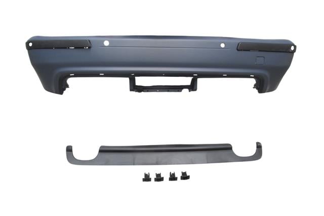(YENİ ÜRÜN!!!)BMW 5 SERI- E39- 01/03; ARKA TAMPON ASTARLI (SEN.YUVALI/KARLIKLI/BANTLI)(ÇİFT EGZ D./ÇEK.KAPAKLI)M5