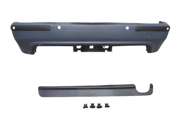 (YENİ ÜRÜN!!!)BMW 5 SERI- E39- 01/03; ARKA TAMPON ASTARLI (SEN.YUVALI/KARLIKLI/BANTLI) (TEK EGZ D./ÇEK. KAPAKLI)M5