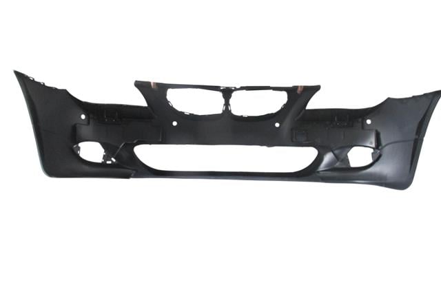 (YENİ ÜRÜN!!!)BMW 5 SERI- E60- 04/07; ÖN TAMPON (IZGARALI//PLAKA PLAST.)SEN.DELİKLİ 24MM/F.YIK.LI) (M-TECH) ASTARL