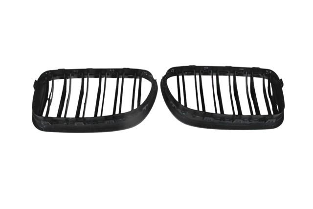 (YENİ ÜRÜN!!!)BMW 5 SERI- F10- 10/16; ÖN PANJUR SAĞ/SOL SET (2 PARÇA) (ÇİFT ÇITALI) (PİANO SİYAH)