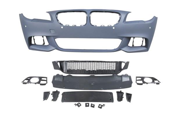 (YENİ ÜRÜN!!!)BMW 5 SERI- F10- 13/16; ÖN TAMPON ASTARL(SİS D.Lİ/IZGRALI/PLAKA PLASTİK/FAR.YIK.LI/SEN.D.)M-TECH/LCI
