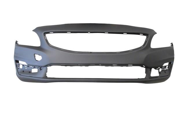 (YENİ ÜRÜN!!!)VOLVO S60- 13/18; ÖN TAMPON ASTARLI SİYAH/FAR YIKAMA DELİKSİZ (TYG)