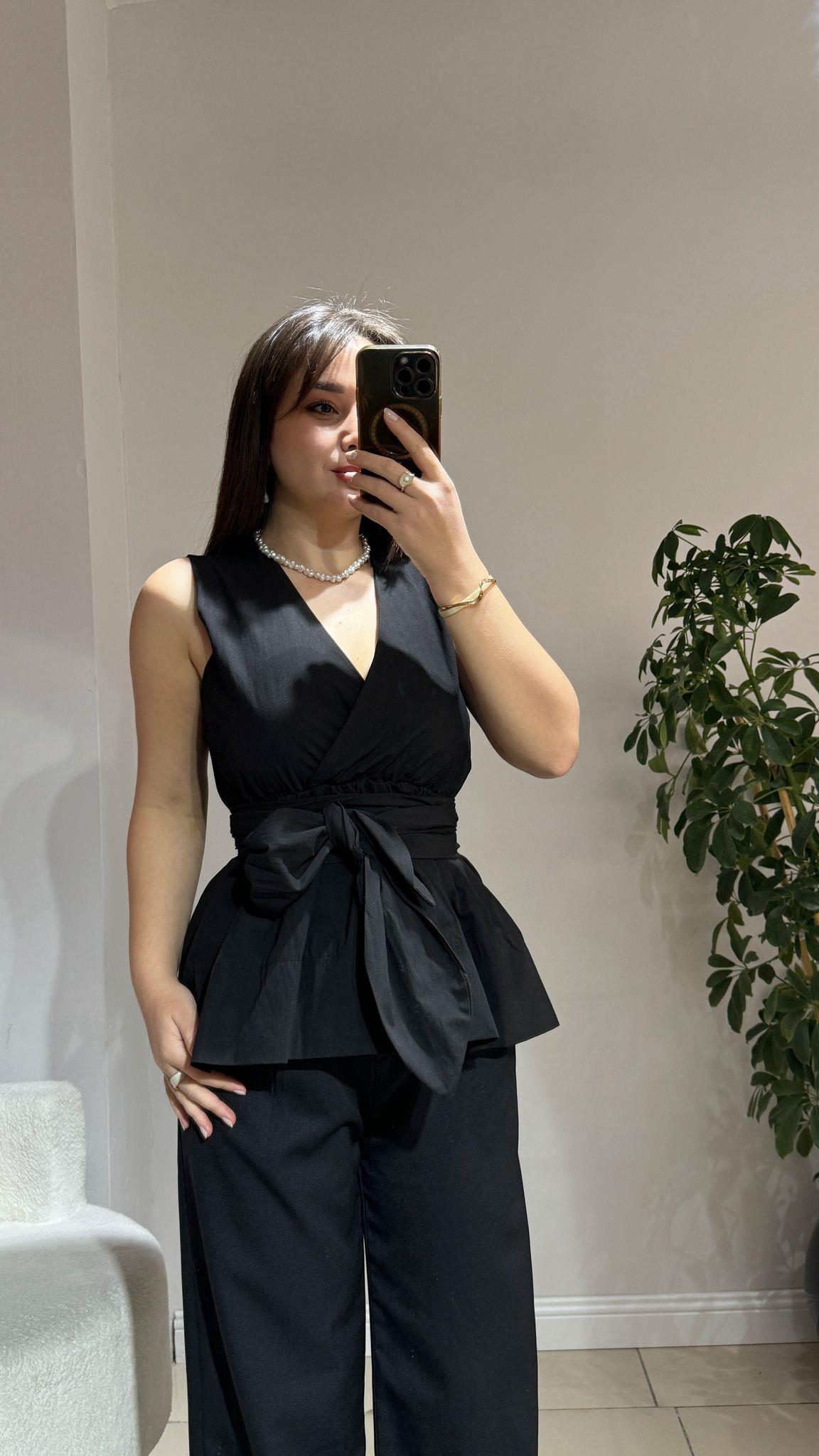 Fiyonklu Bağlmalı Pinterest Bluz
