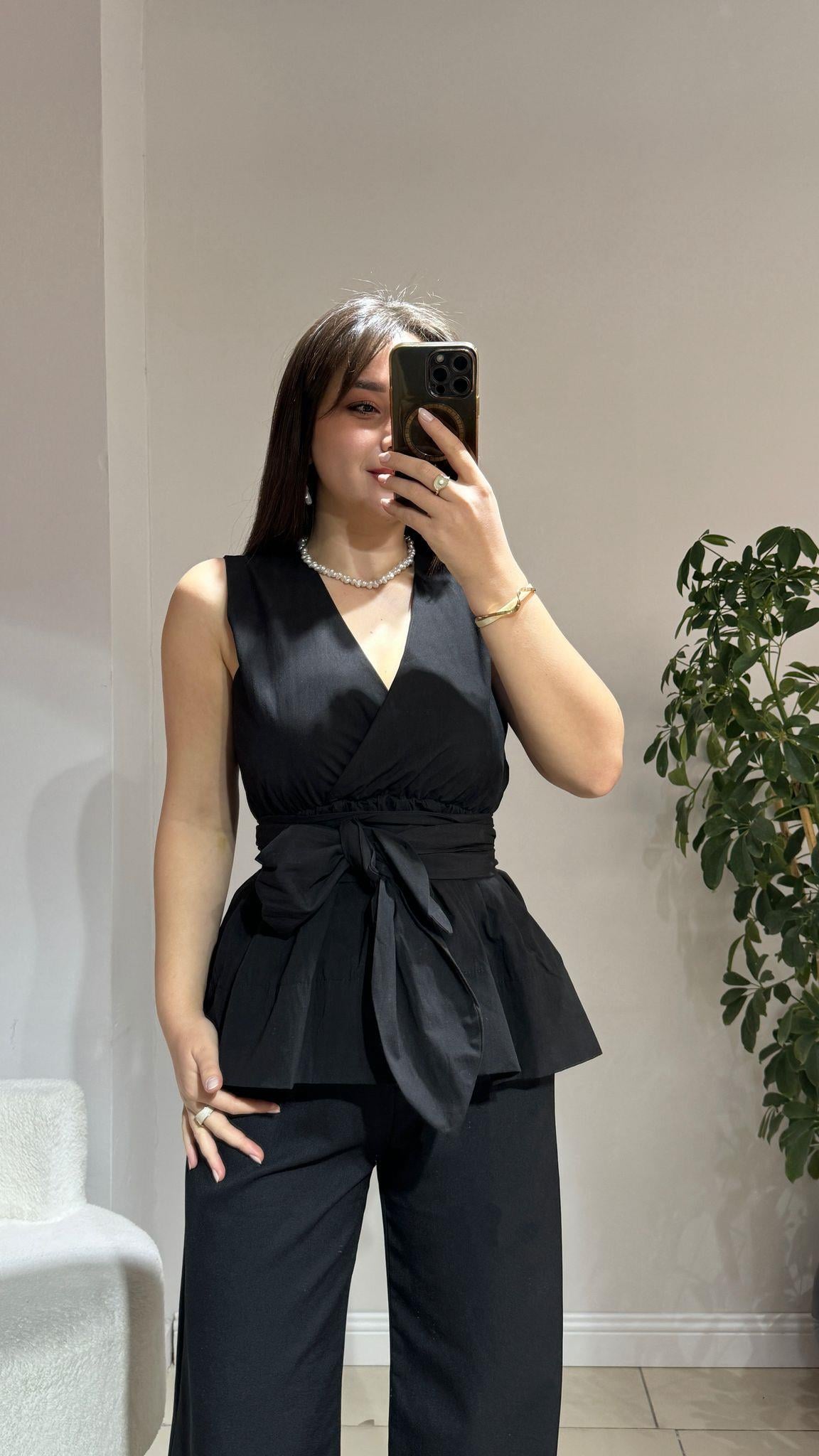 Fiyonklu Bağlmalı Pinterest Bluz