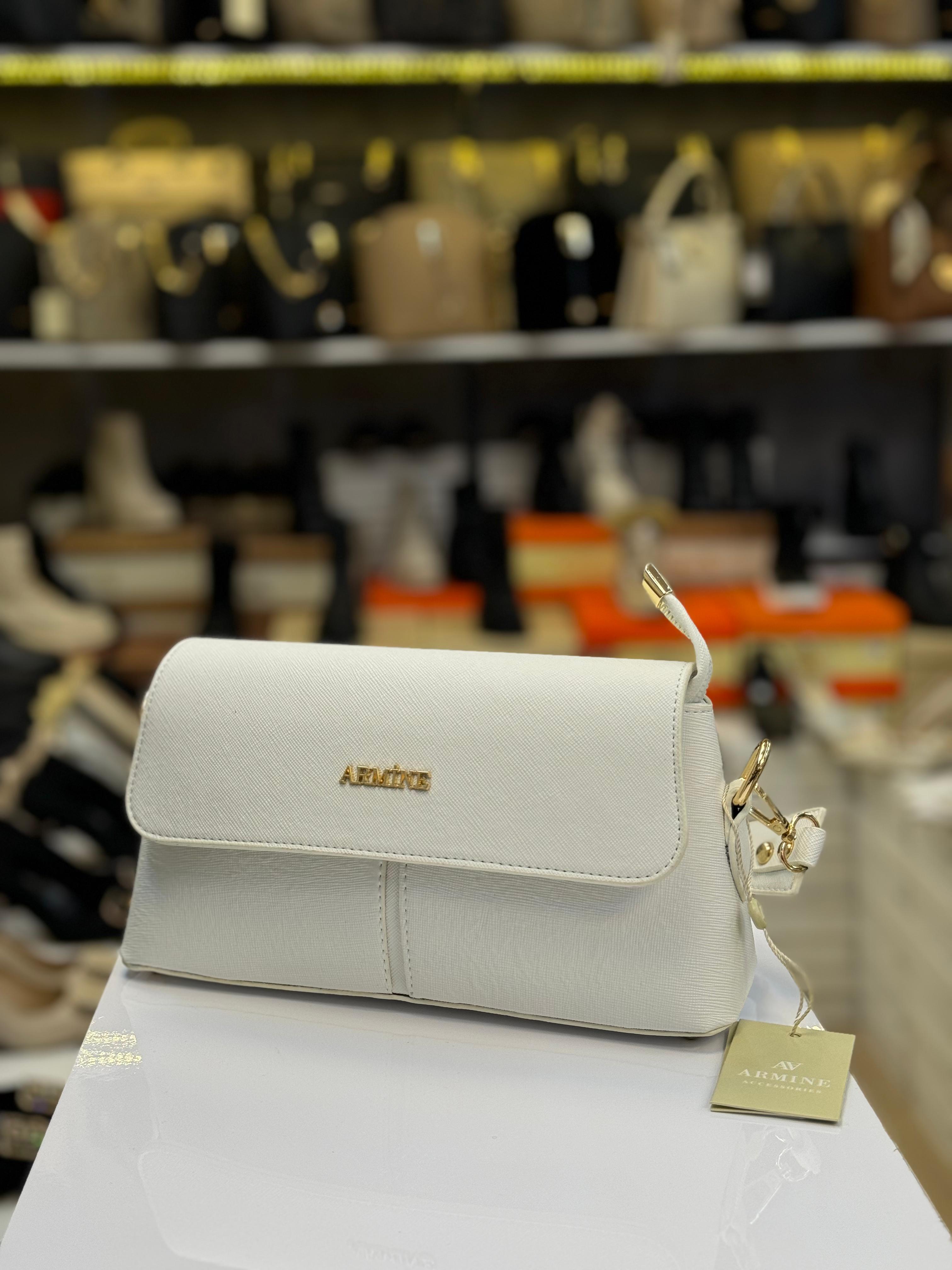 Armine 347 Kadın Kol & Omuz Çantası Beyaz