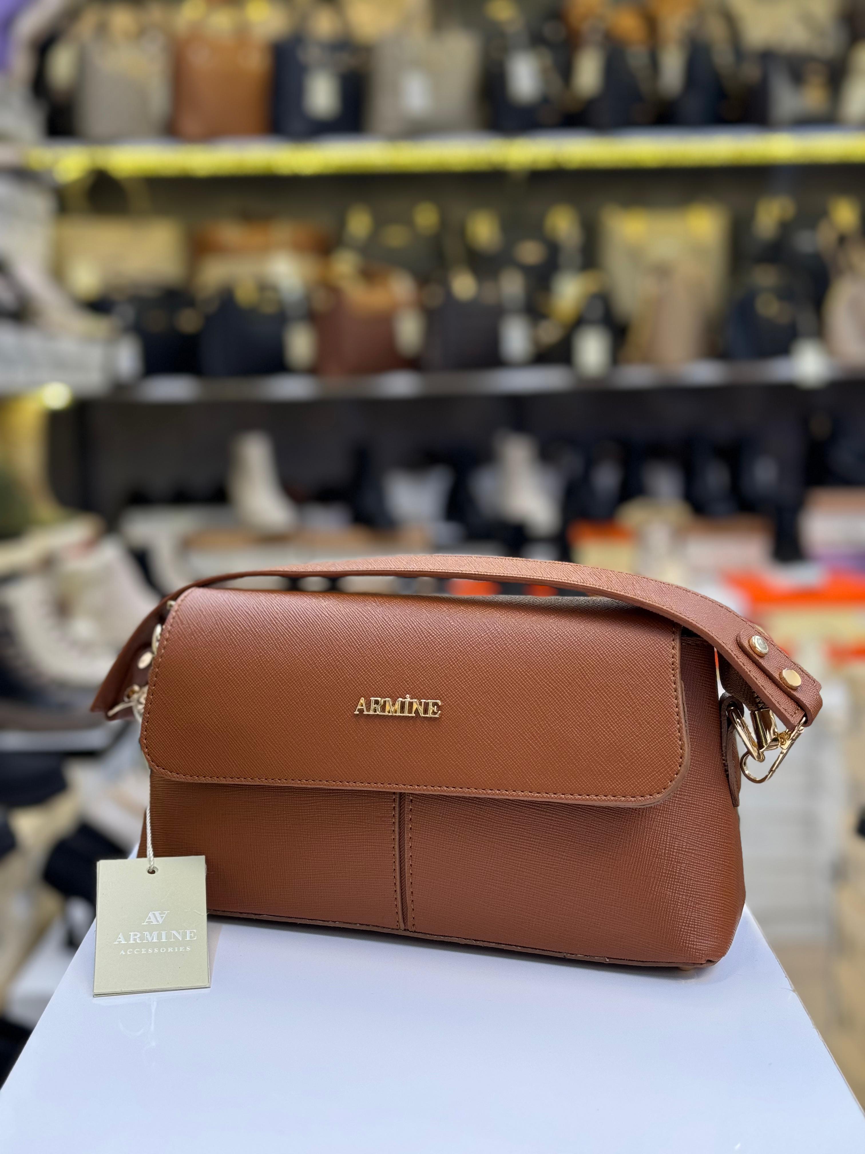 Armine 347 Kadın Kol & Omuz Çantası Taba