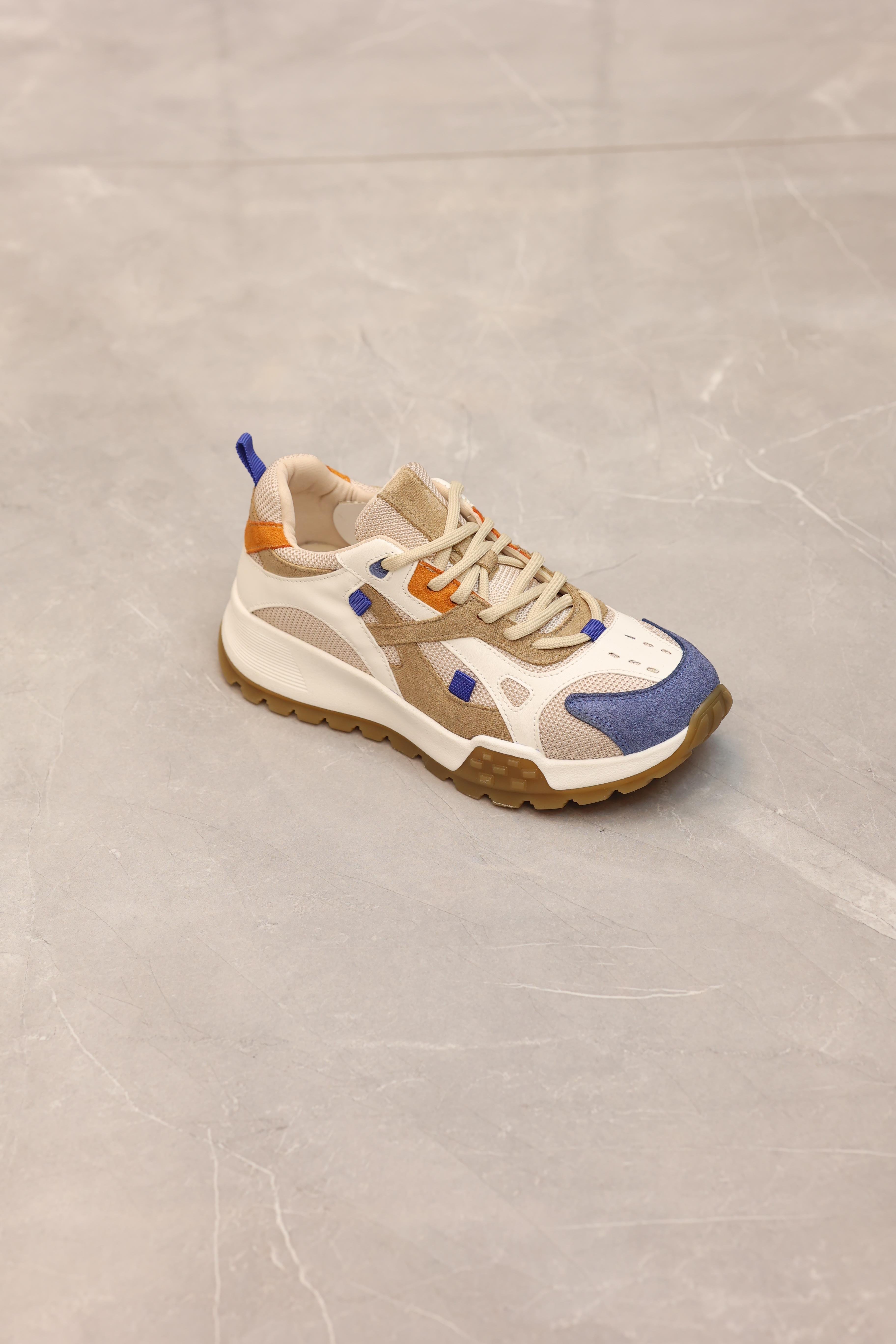 Çok Rahat Günlük Deri Tozlu Spor Ayakkabı