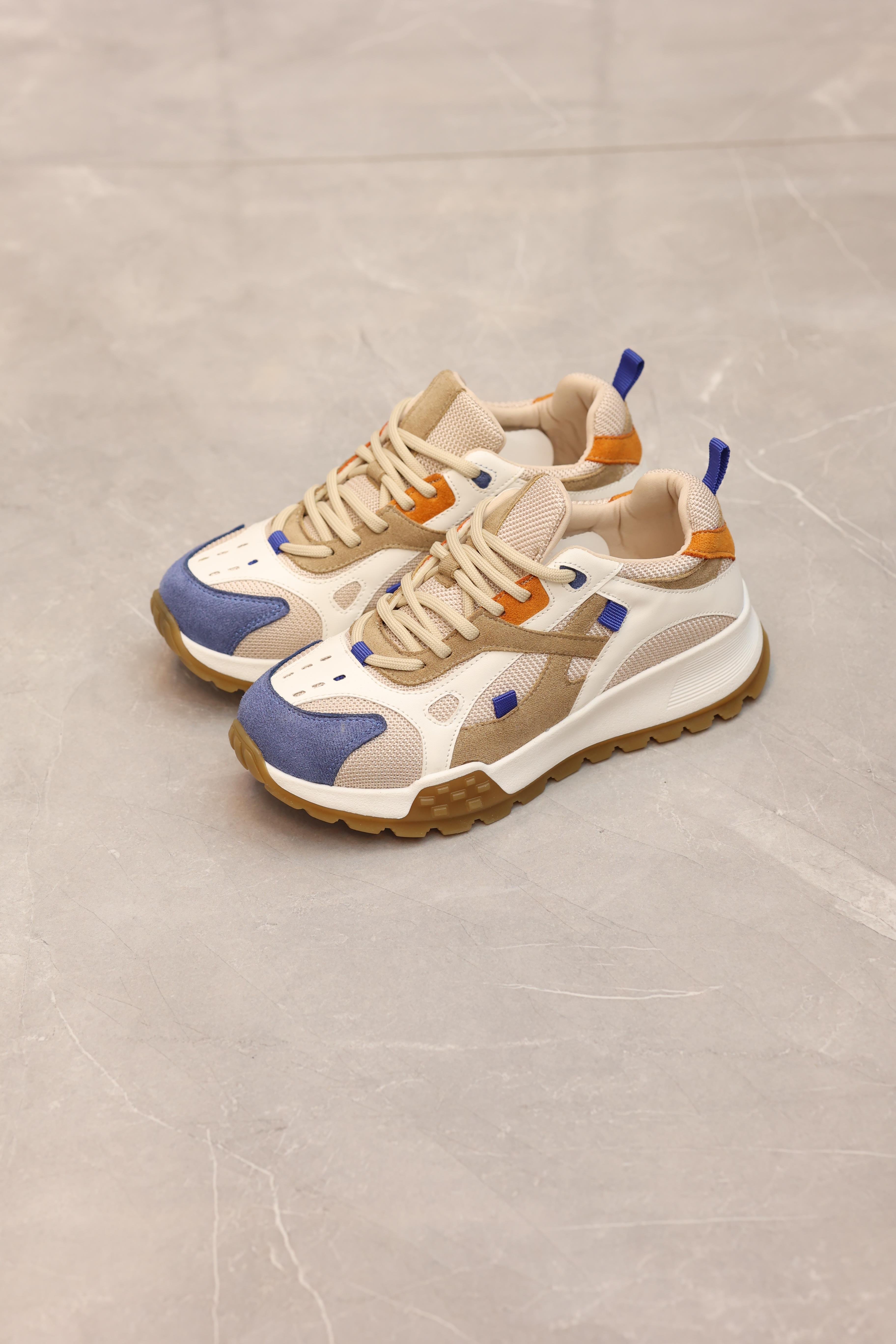 Çok Rahat Günlük Deri Tozlu Spor Ayakkabı