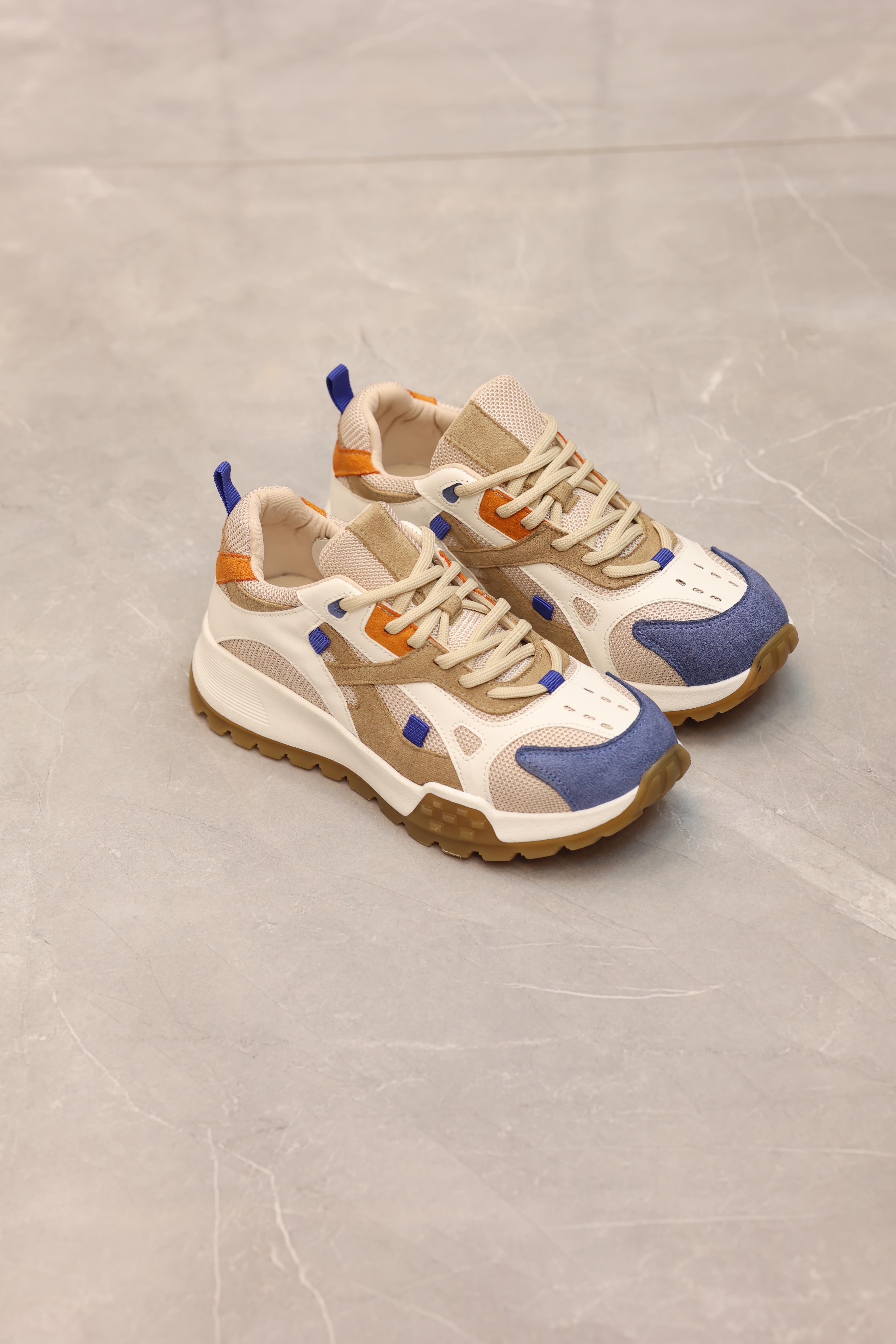 Çok Rahat Günlük Deri Tozlu Spor Ayakkabı