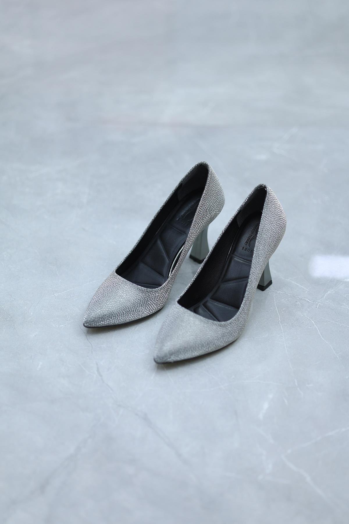 DPN Desenli Platin Stiletto