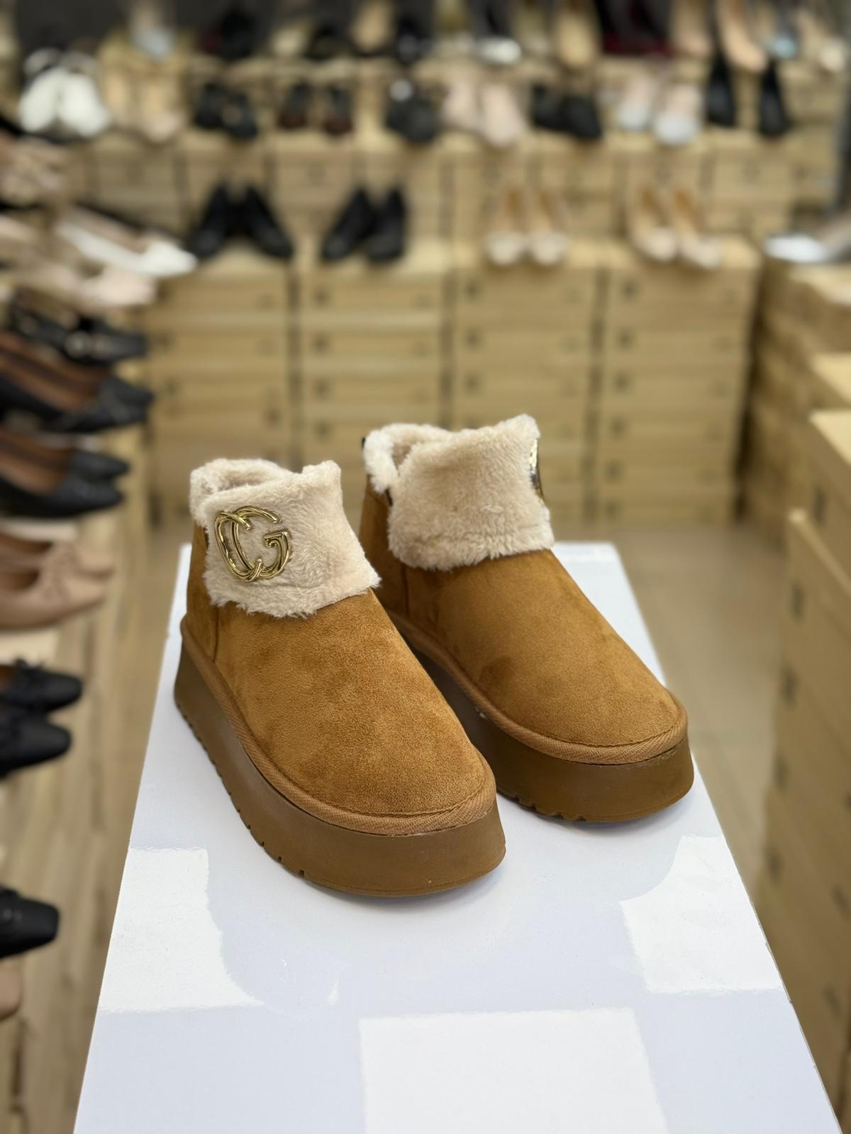 İçi Kürklü Kalın Taban Bağcıksız FL-11