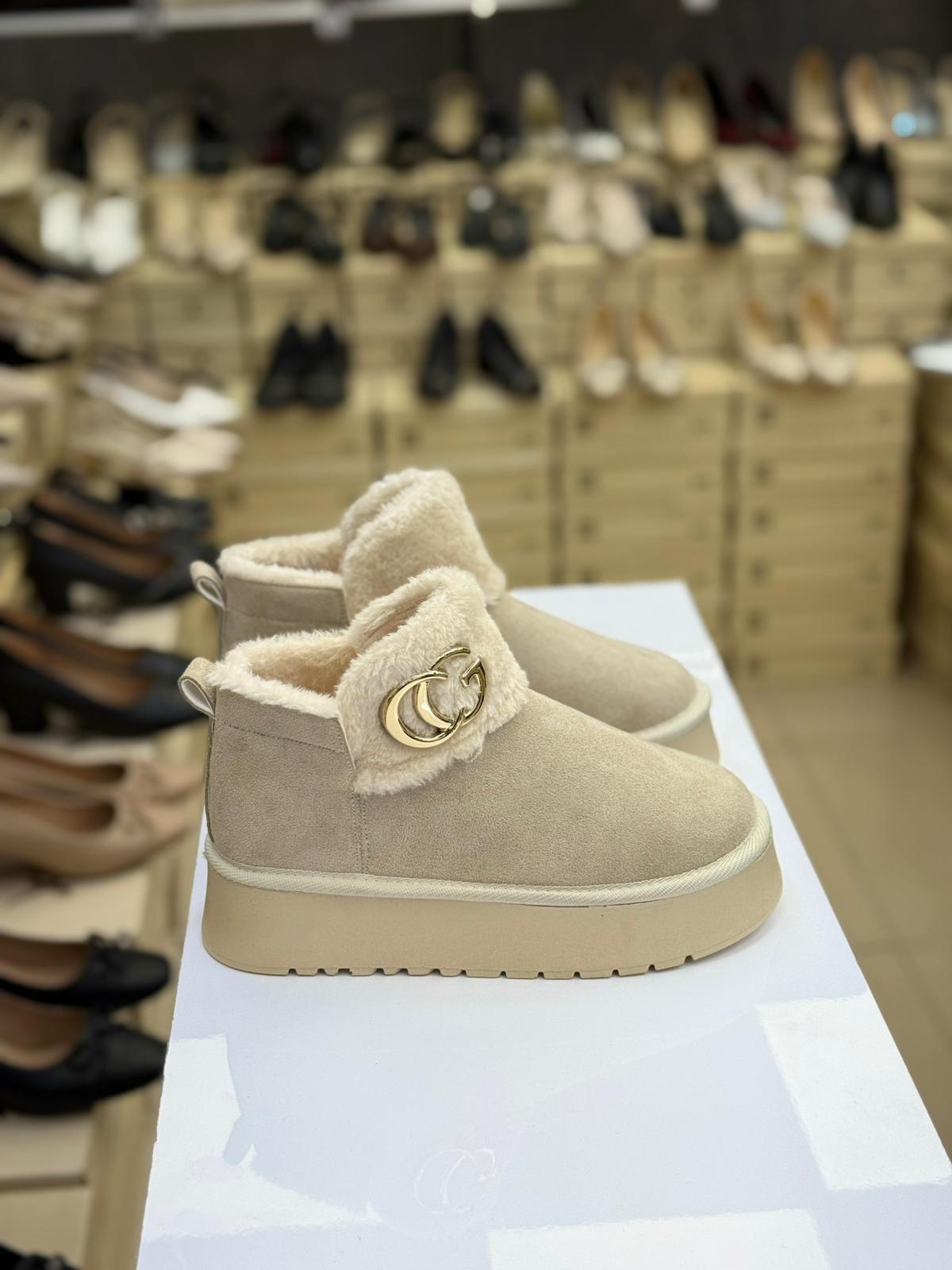 İçi Kürklü Kalın Taban Bağcıksız FL-11