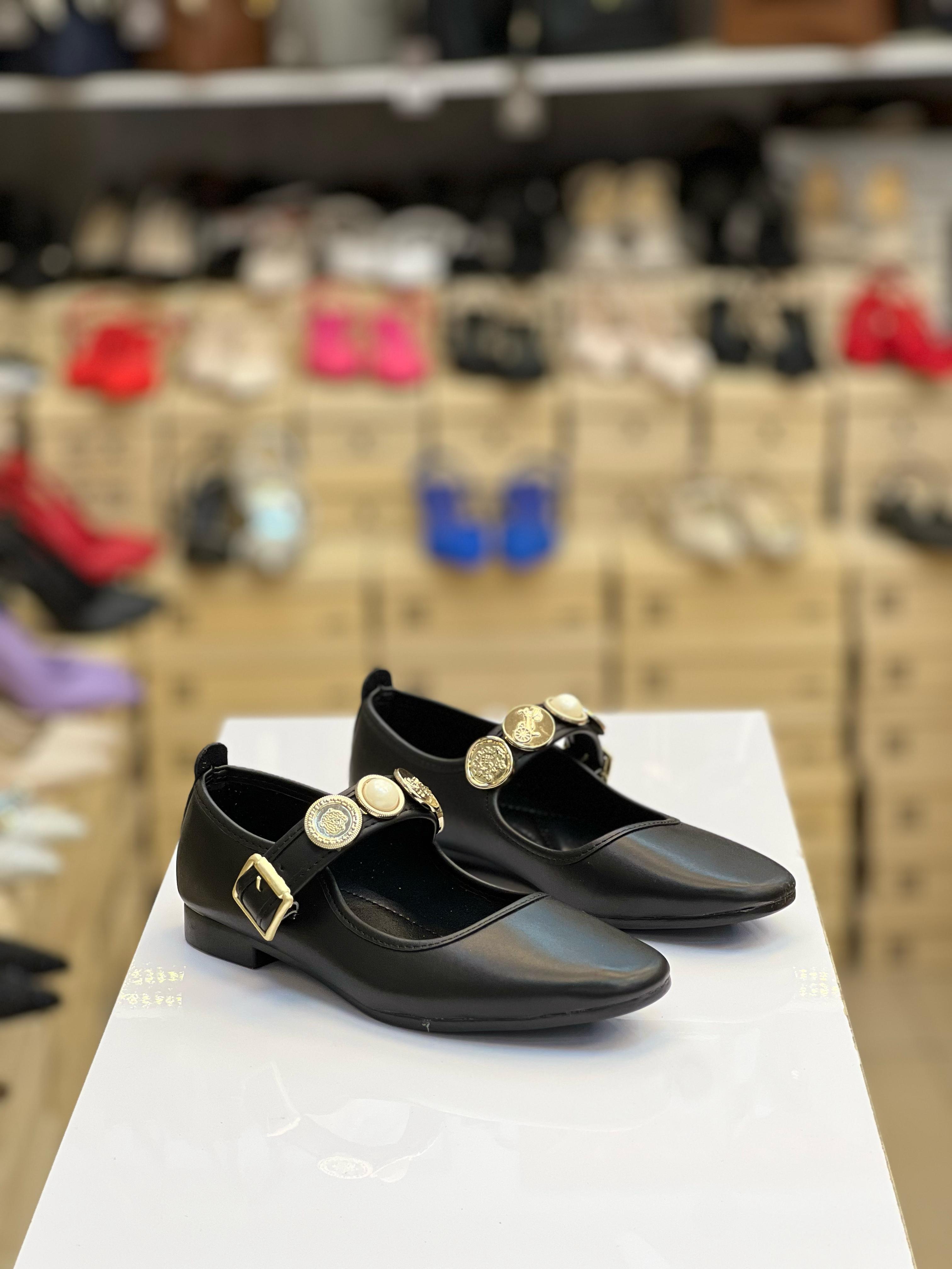 Kadın Günlük Rahat İçi Fuspetli Babet Siyah