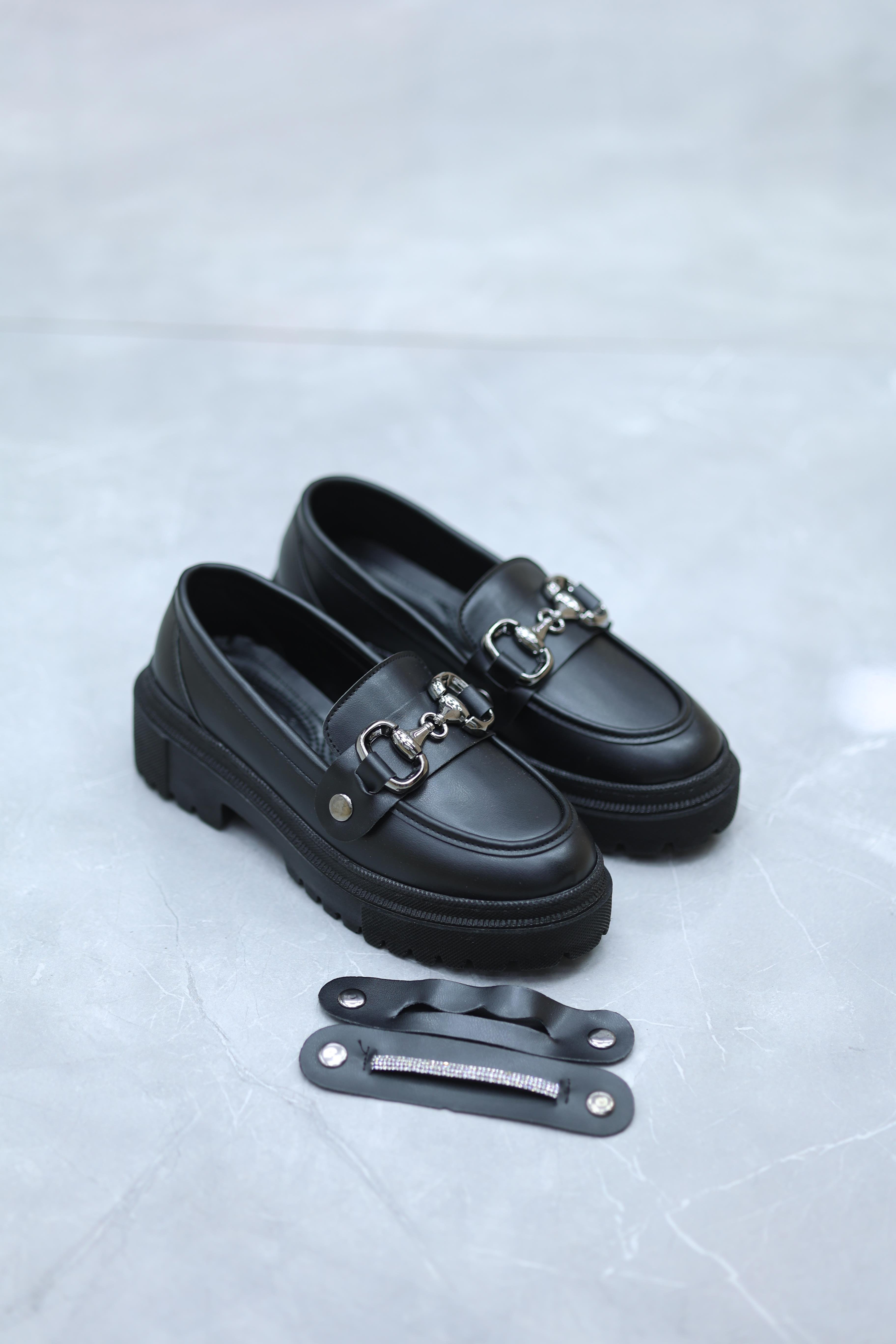 Kadın Laofer Günklük Ayakkabı Değişebilir Tokalar