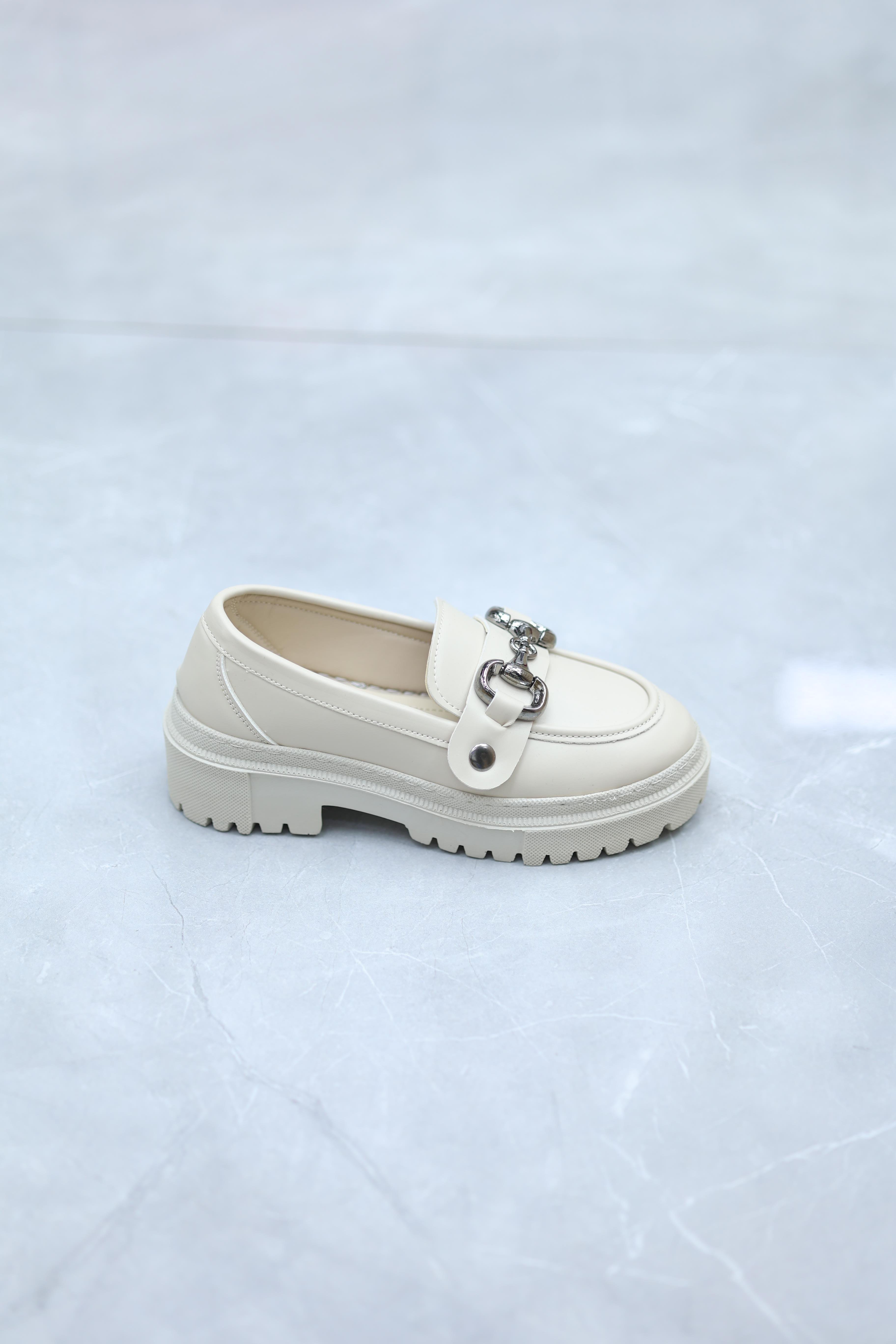 Kadın Laofer Günklük Ayakkabı Ten Değişebilir Tokalar