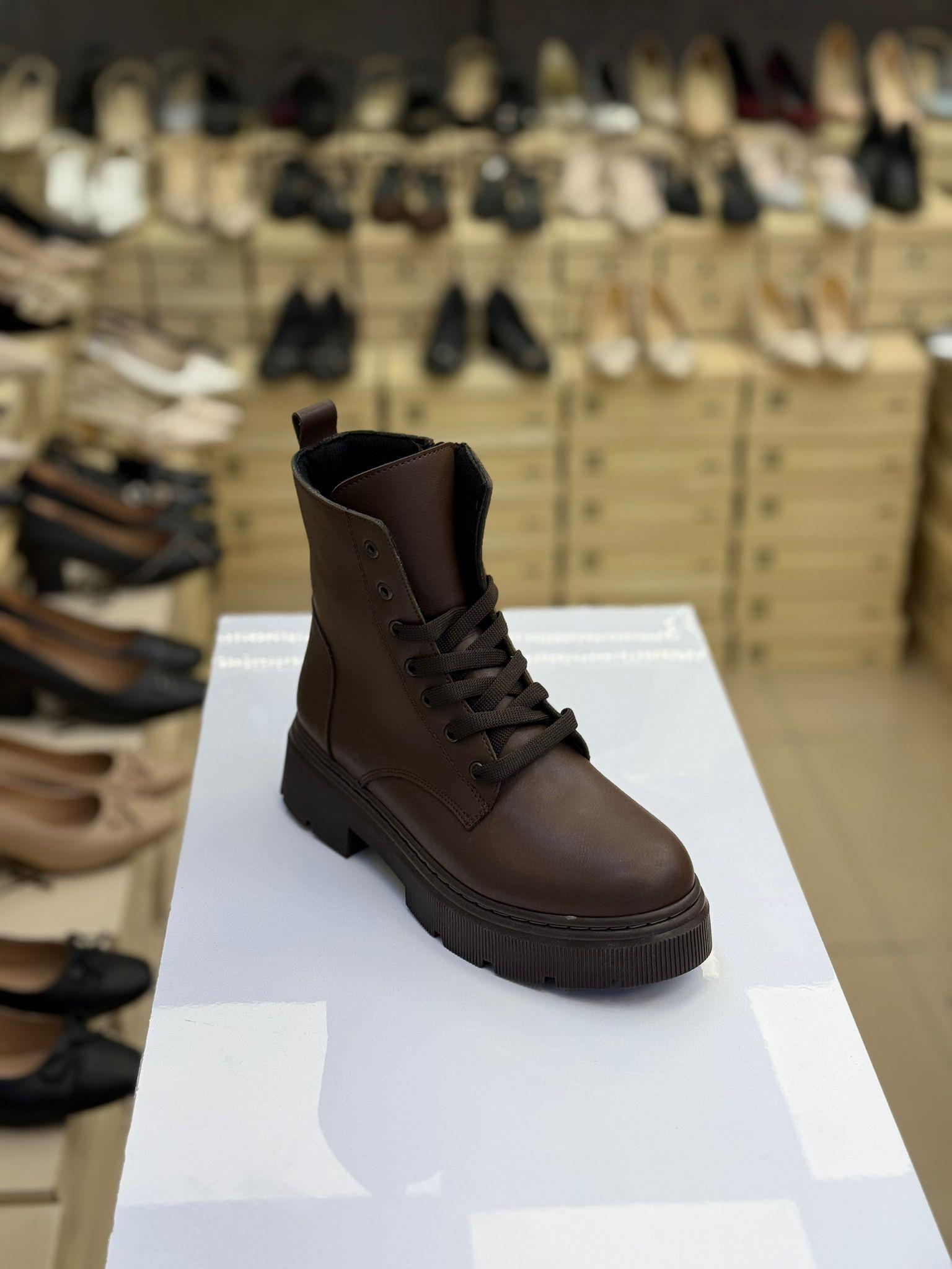 Kahve Düz Kaymaz Taban Kadın Postal - FL02-KHV