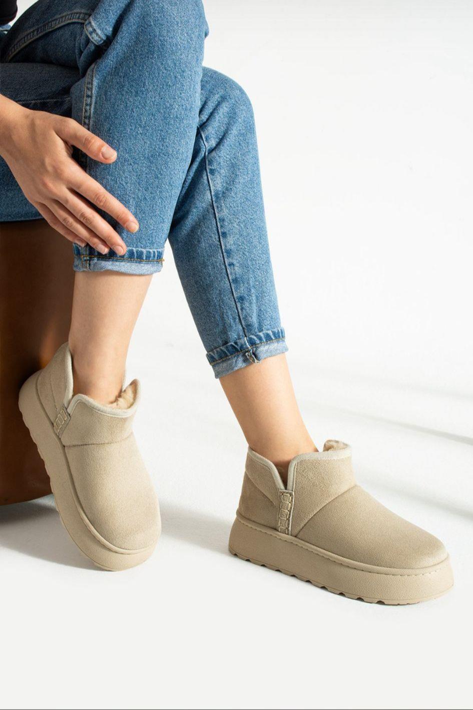 Kalın Taban Kürklü Bot Ten