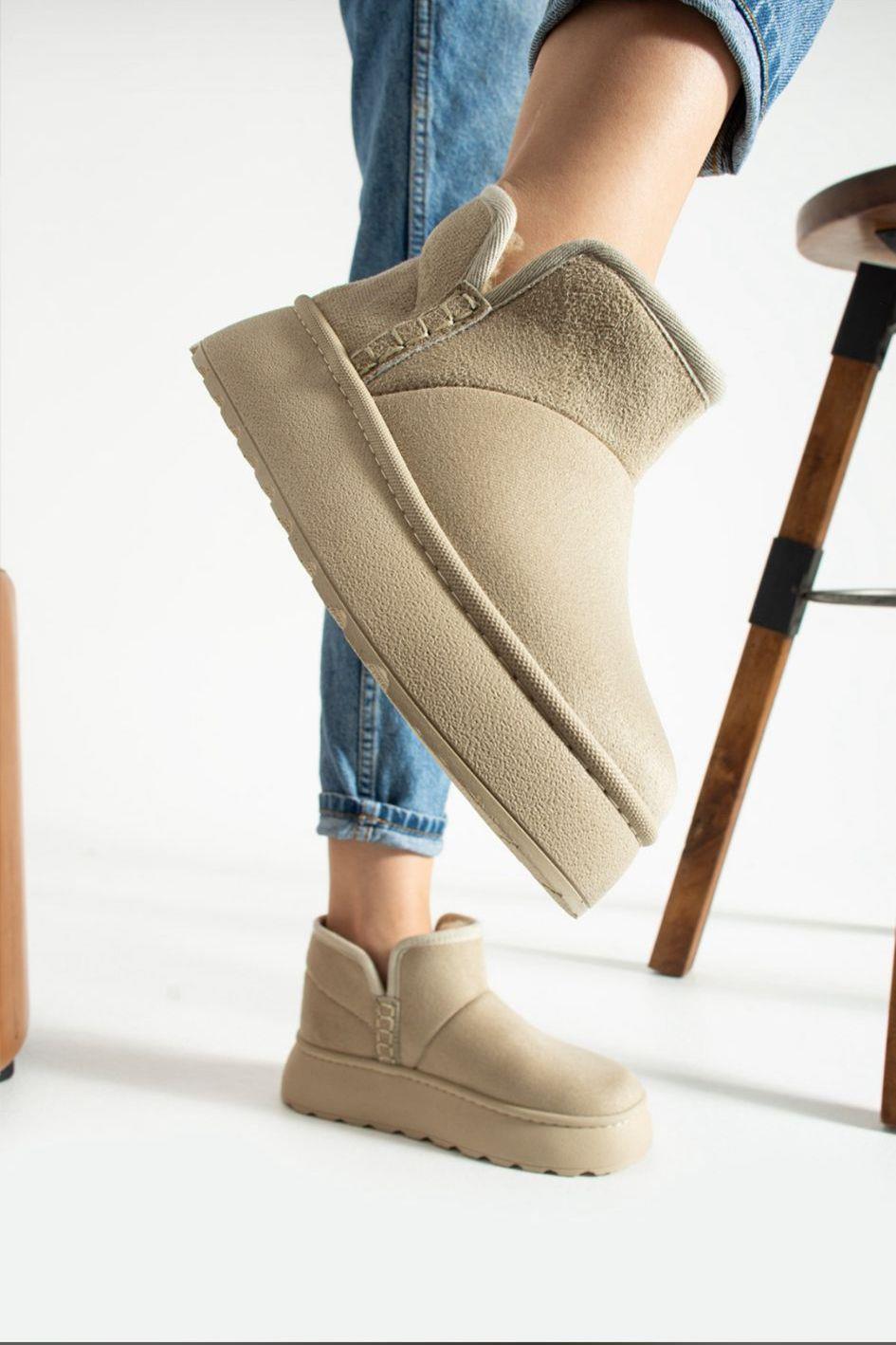Kalın Taban Kürklü Bot Ten