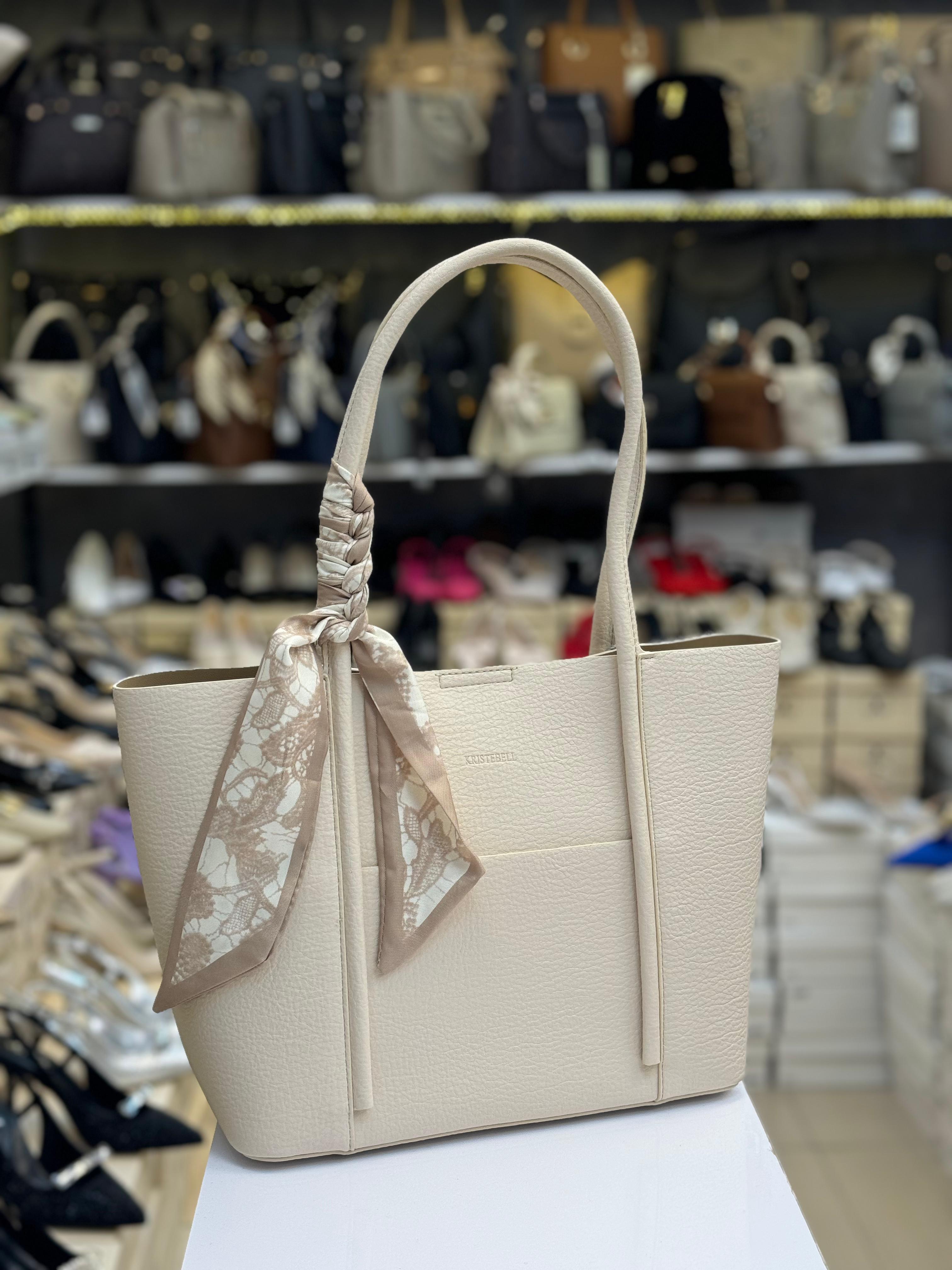 Kriste Bell İthal Kadın Çantası Krem Renk