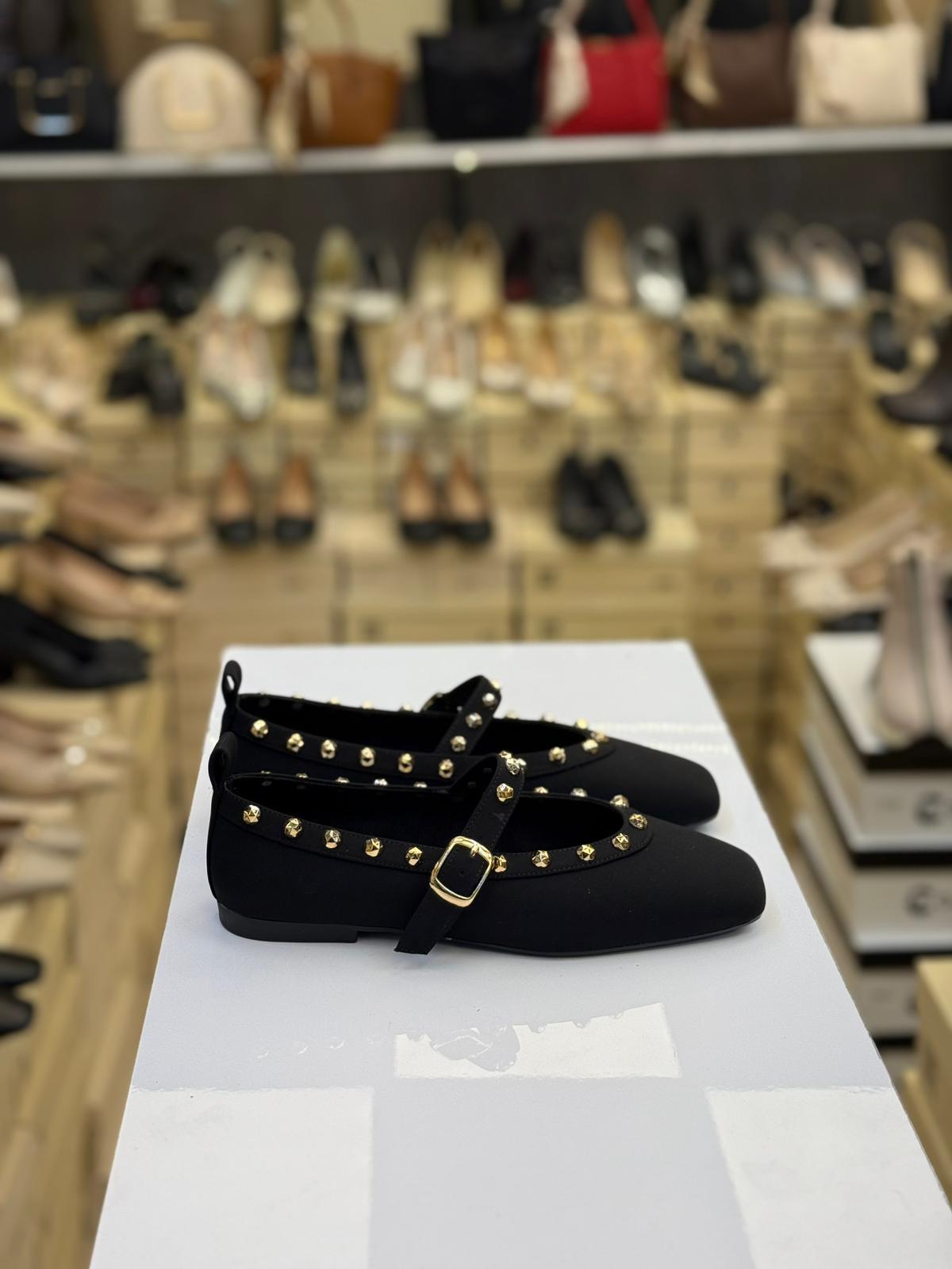 Küt Burun Tek Bant Taşlı Babet Vollex